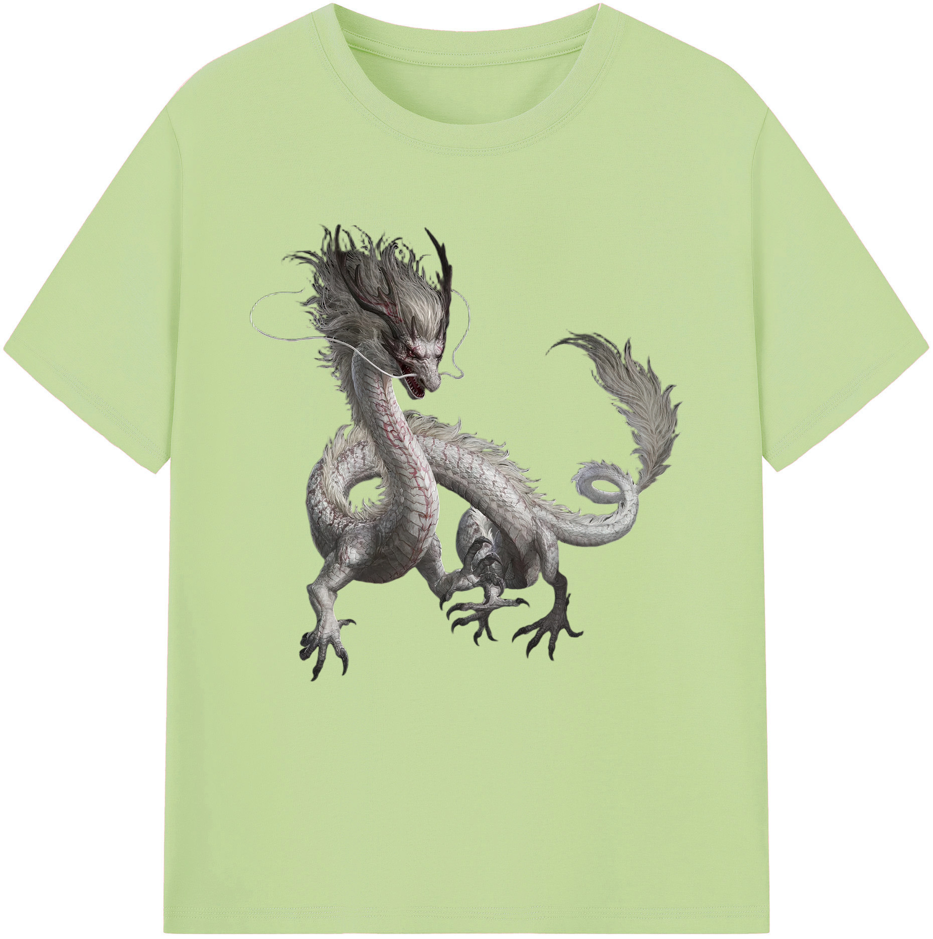 （画像用） Ne Zha 2 ナタ 魔童の大暴れ 綿100％半袖Tシャツ（フロントプリント）